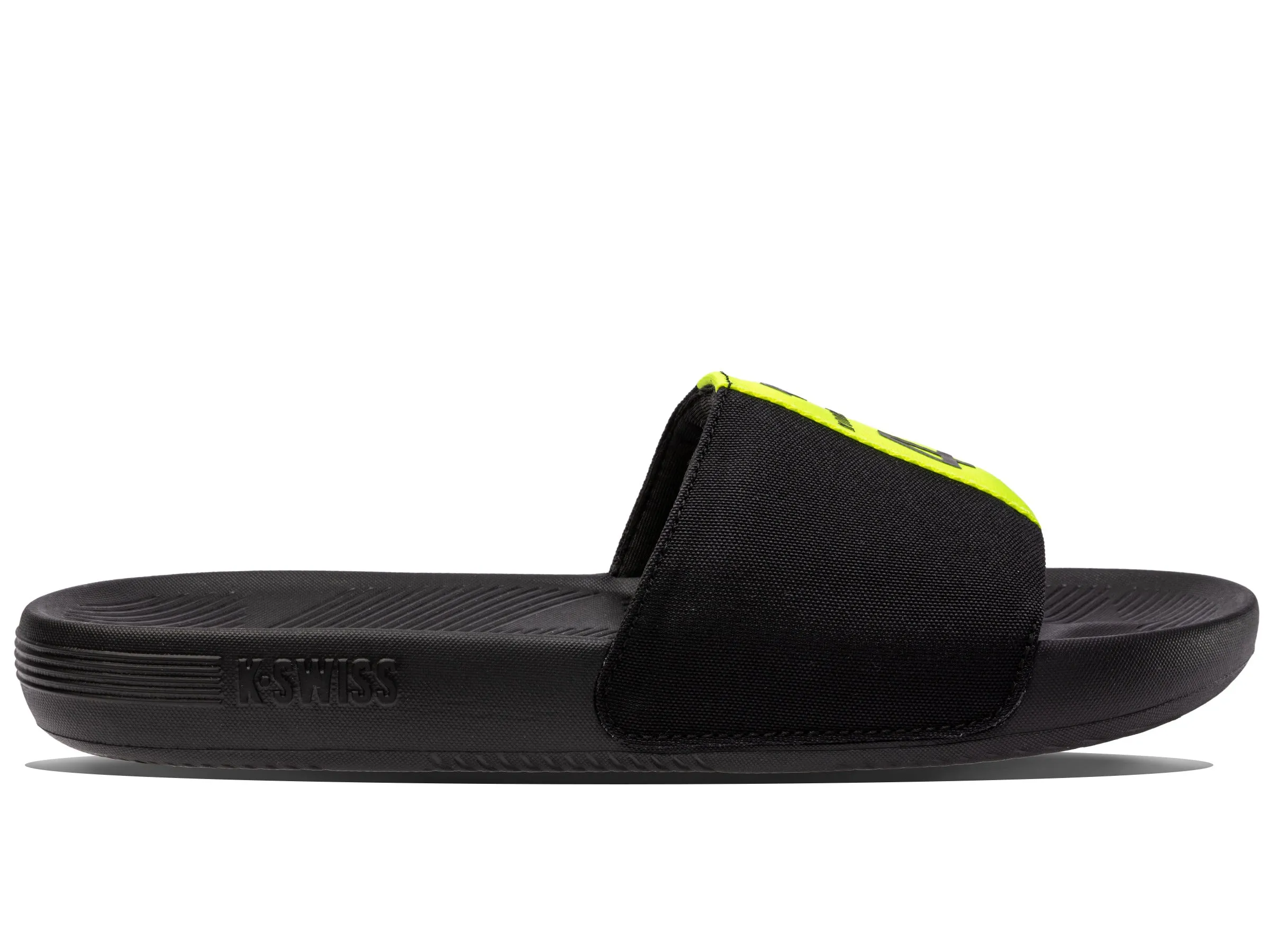 98951-071-M | SLIDE SANDAL LINEAR X MCLAREN | BLACK/SAFETY YELLOW