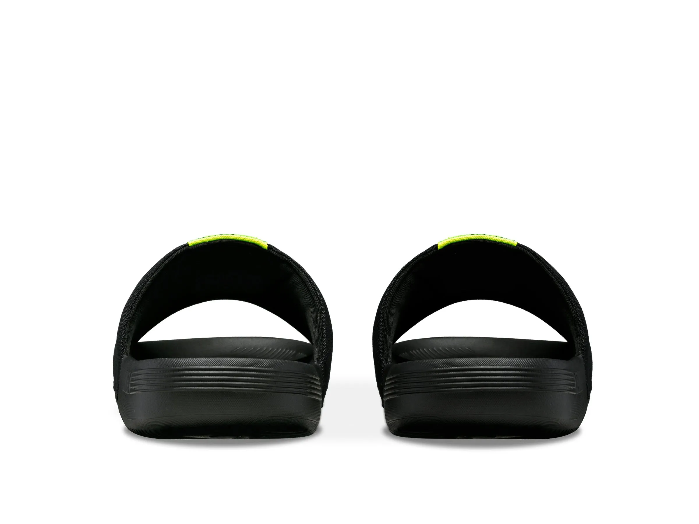 98951-071-M | SLIDE SANDAL LINEAR X MCLAREN | BLACK/SAFETY YELLOW