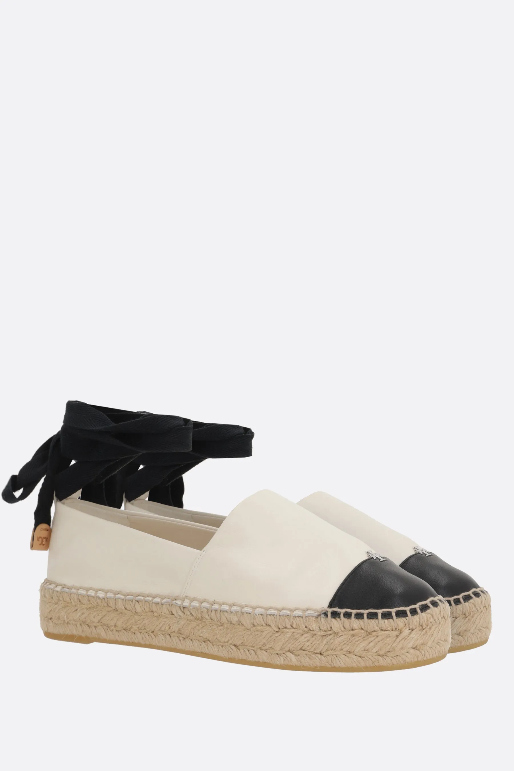 bicolor nappa espadrilles