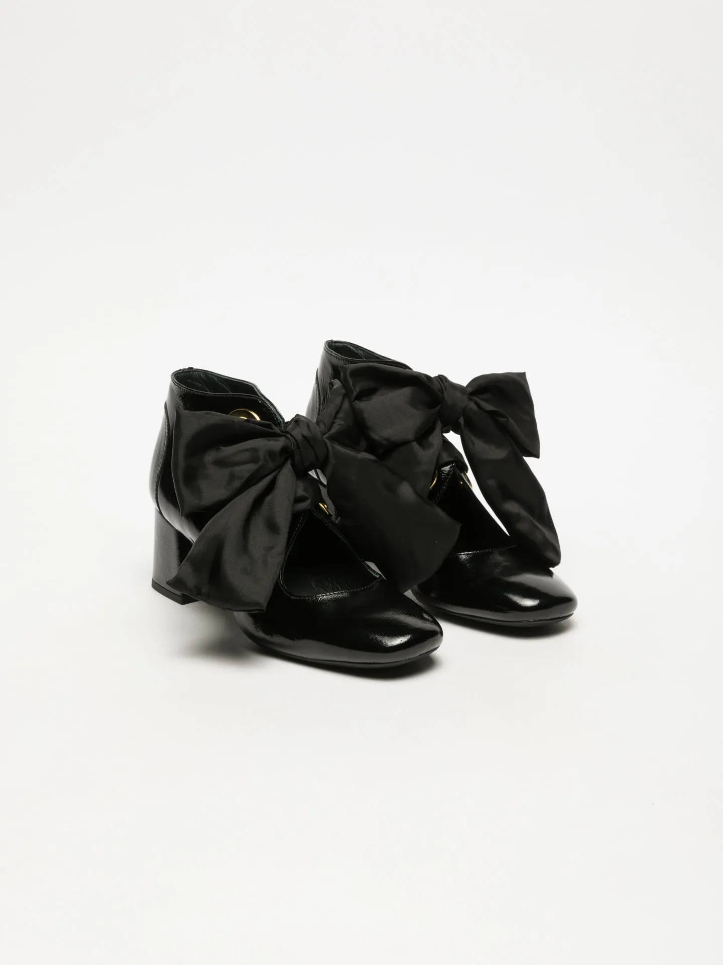 Black Lace-up Ankle Boots
