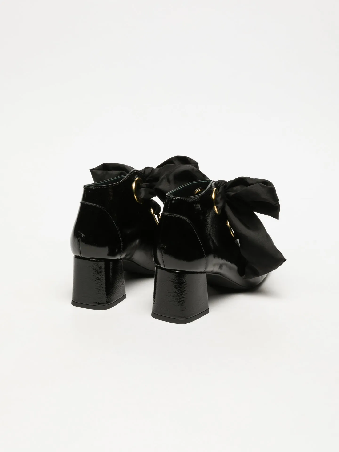 Black Lace-up Ankle Boots