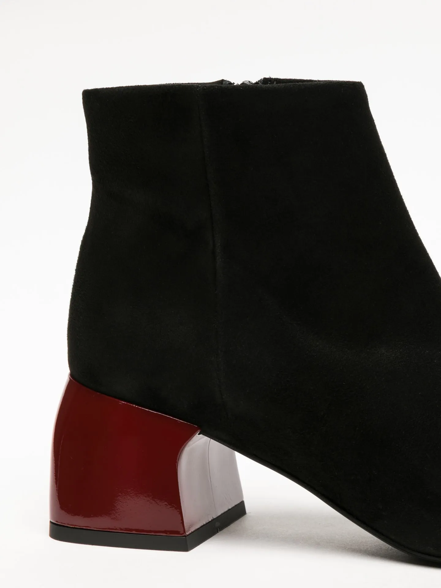 Black Zip Up Ankle Boots