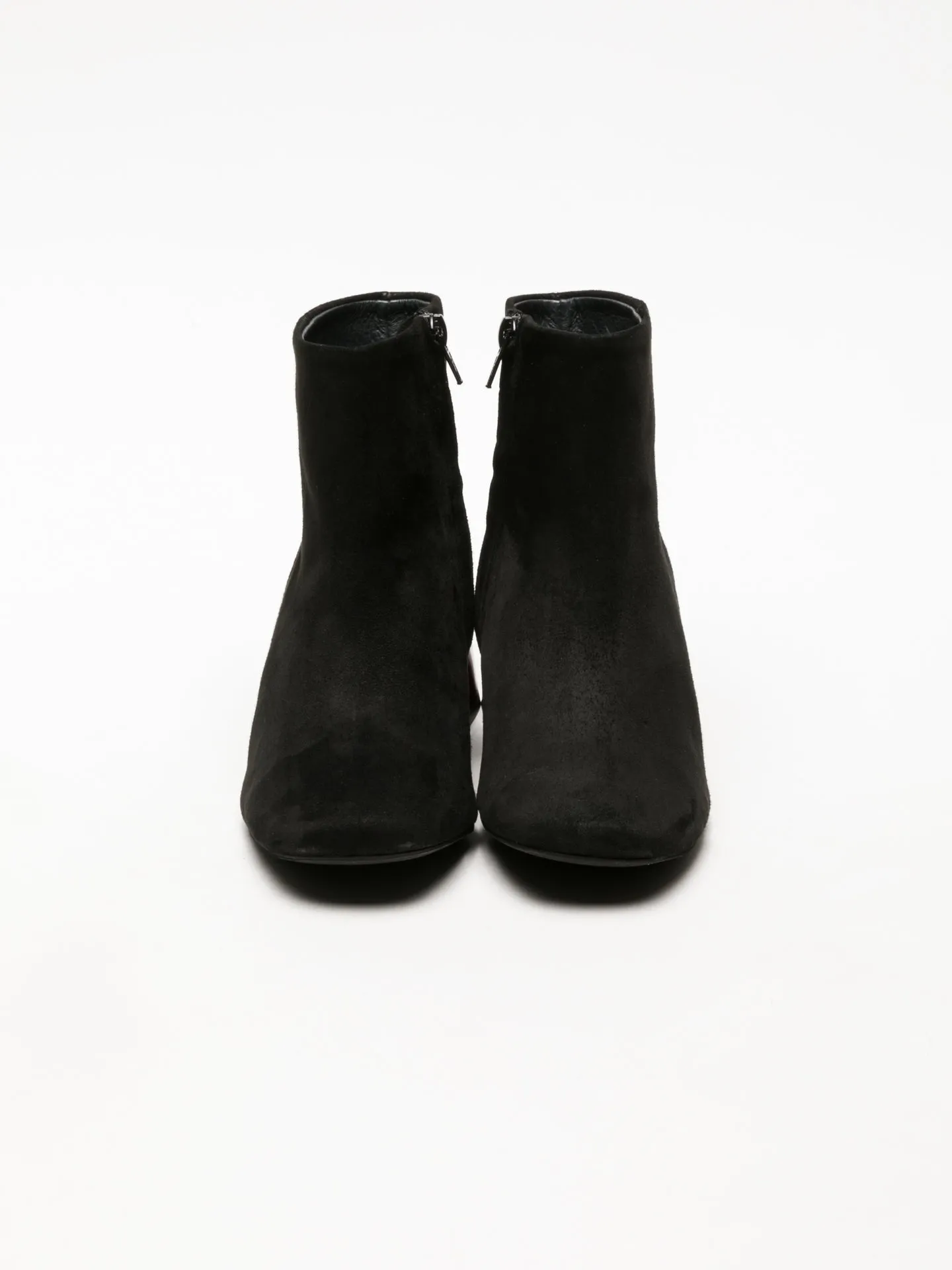Black Zip Up Ankle Boots