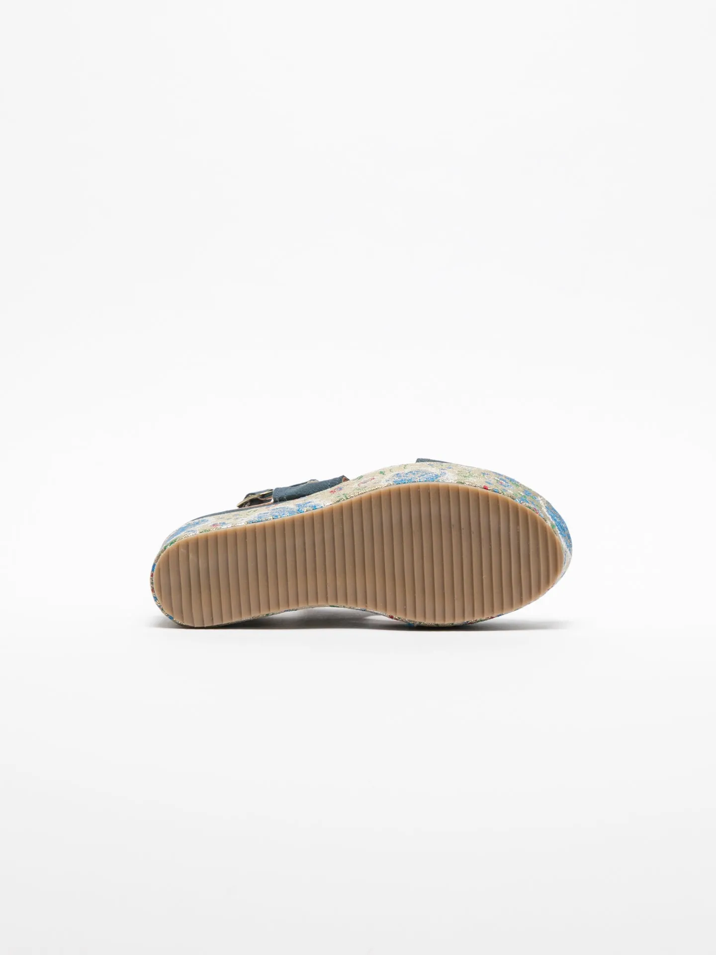 Blue Platform Sandals