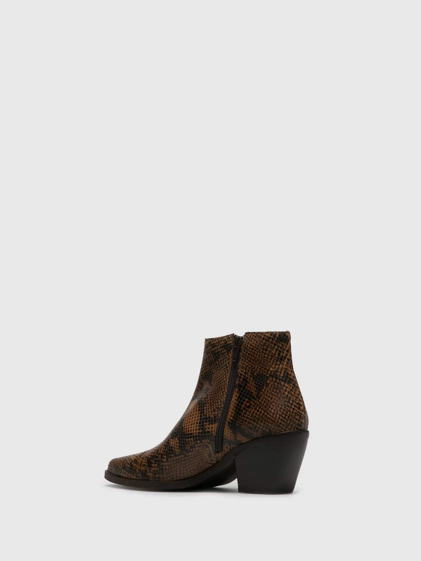Camel Cowboy Ankle Boots