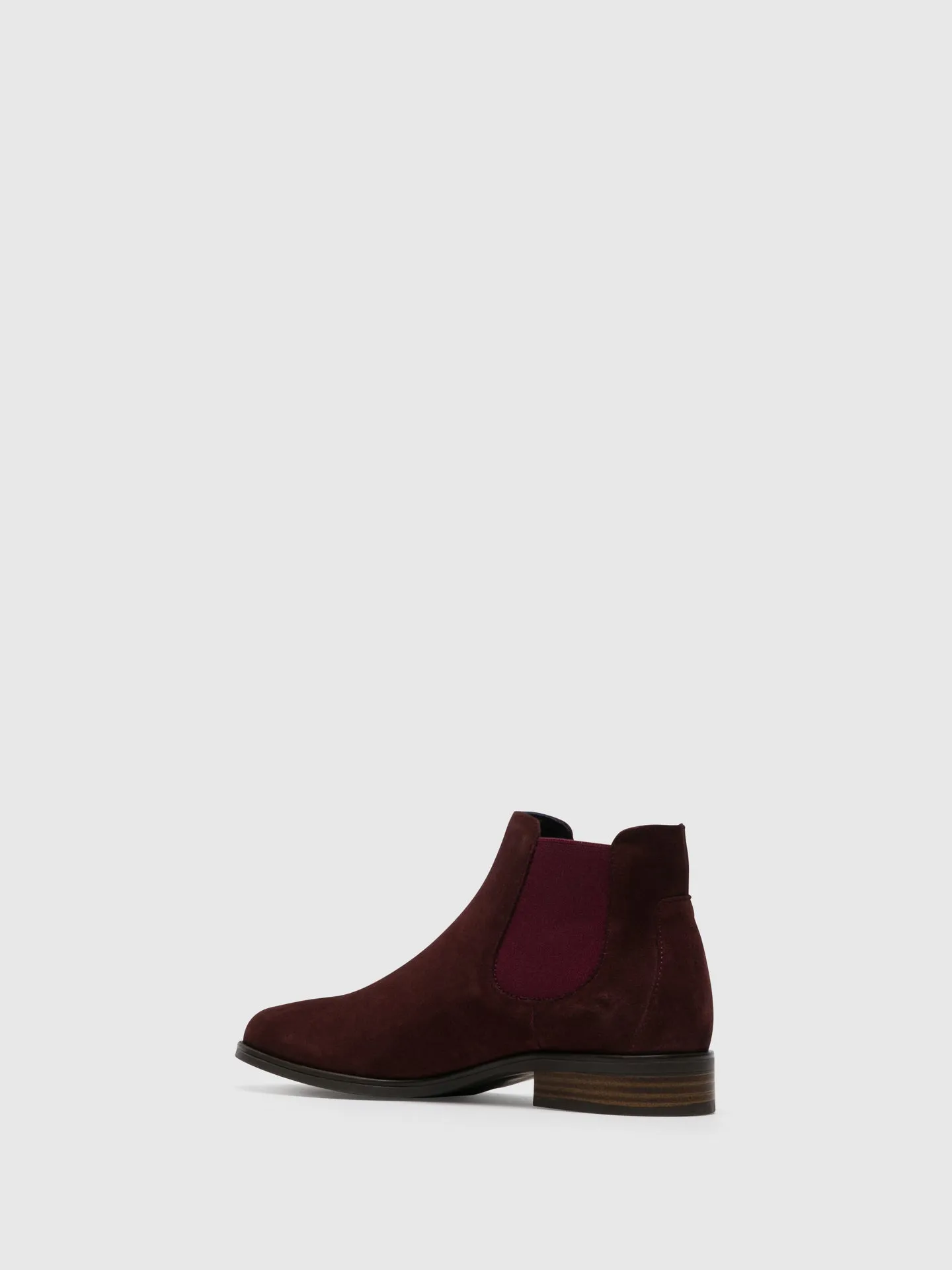 Crimson Elasticated Ankle Boots