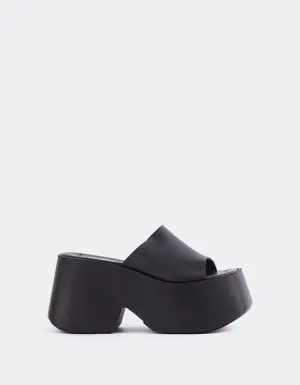 Fidle Black Leather