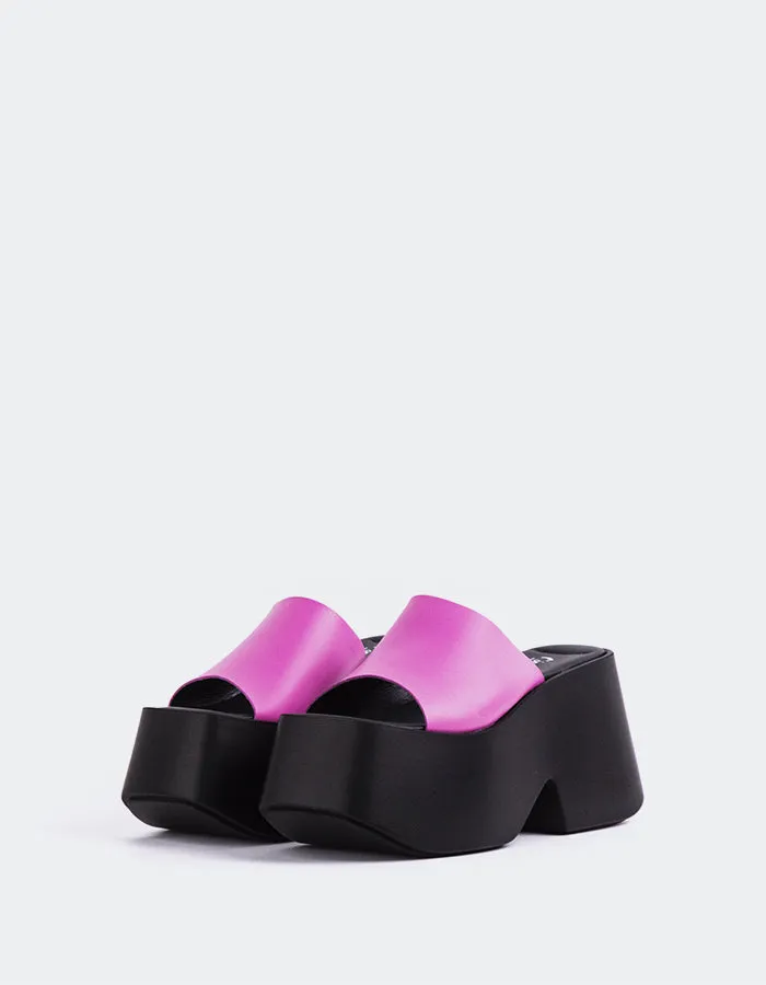 Fidle Fucshia Leather