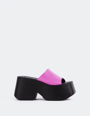 Fidle Fucshia Leather