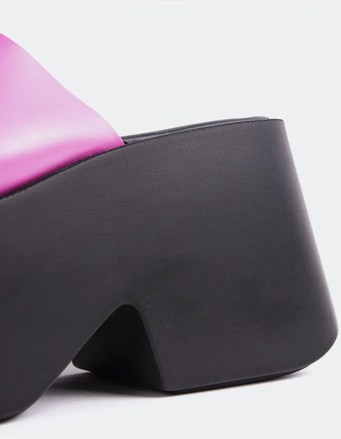 Fidle Fucshia Leather
