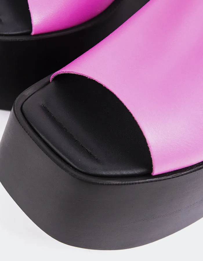 Fidle Fucshia Leather