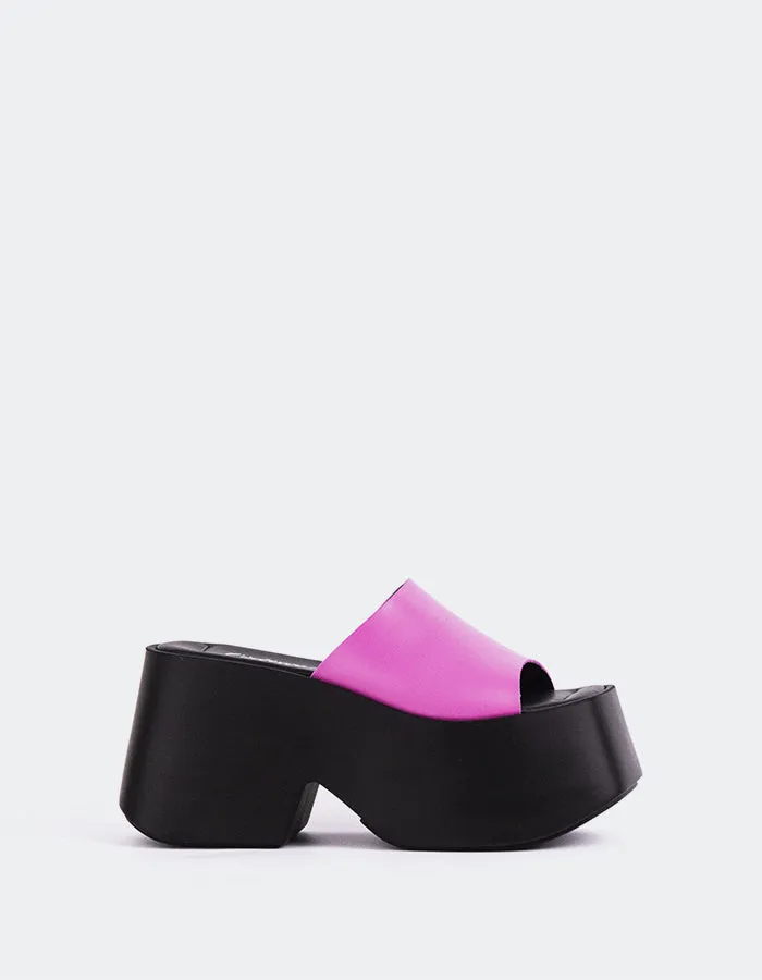 Fidle Fucshia Leather