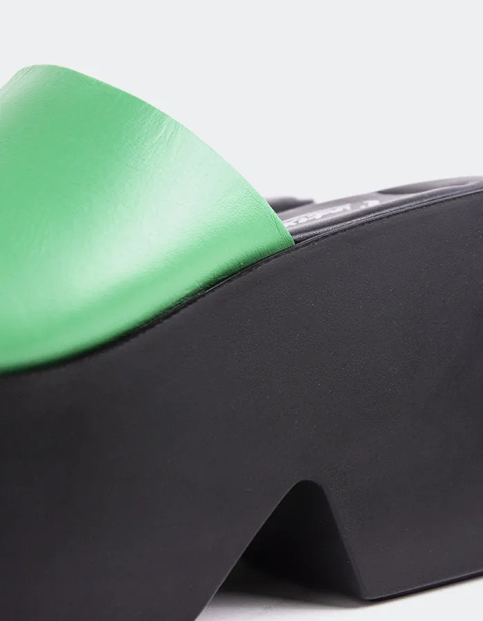 Fidle Green Leather