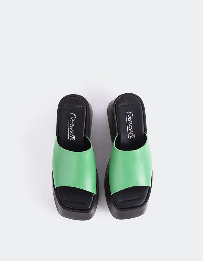 Fidle Green Leather