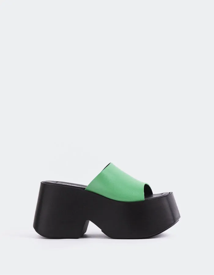 Fidle Green Leather