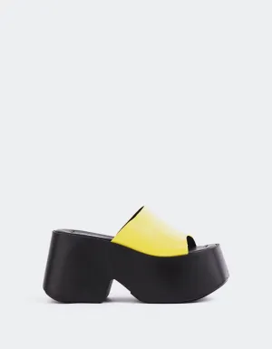 Fidle Yellow Leather