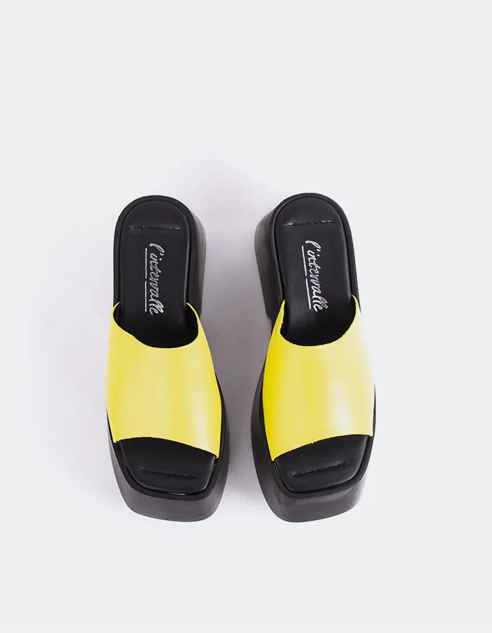 Fidle Yellow Leather