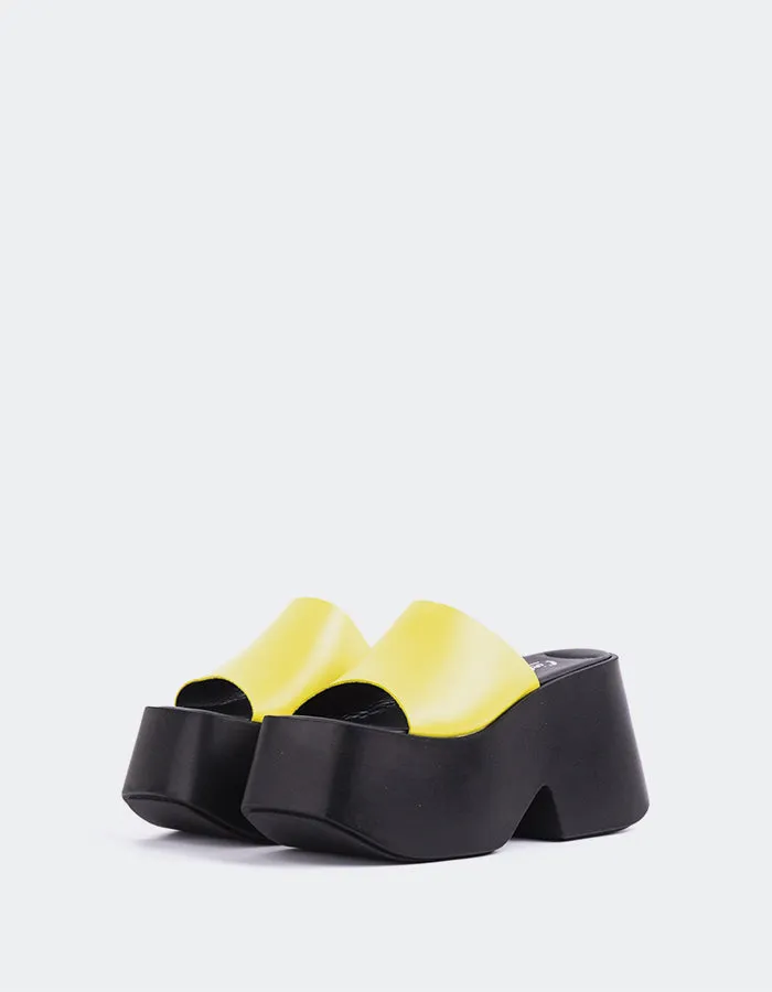 Fidle Yellow Leather