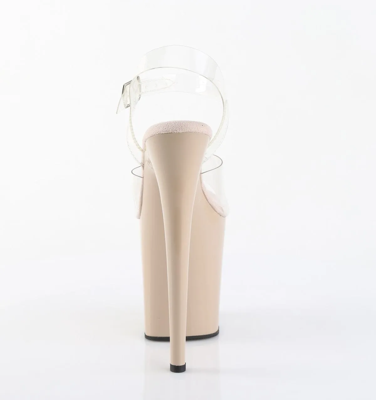 FLAMINGO-808 Platform Shoes Clear/Nude