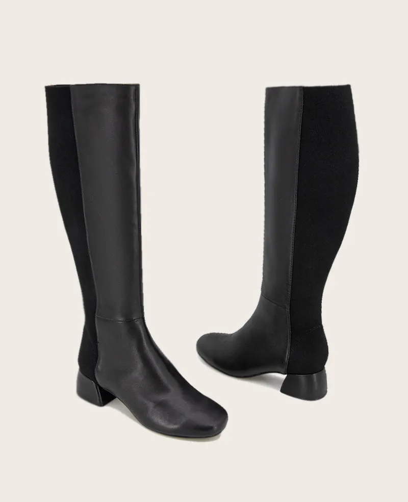 GENTLE SOULS - Emily Tall Leather Elastic Boot