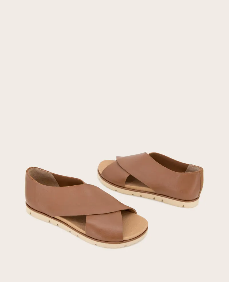 GENTLE SOULS - Leslie X Band Leather Tread Sole Sandal