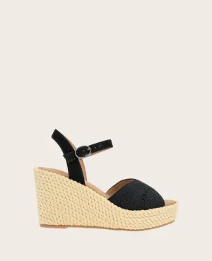 GENTLE SOULS - Nola Fabric Espadrille Wedge