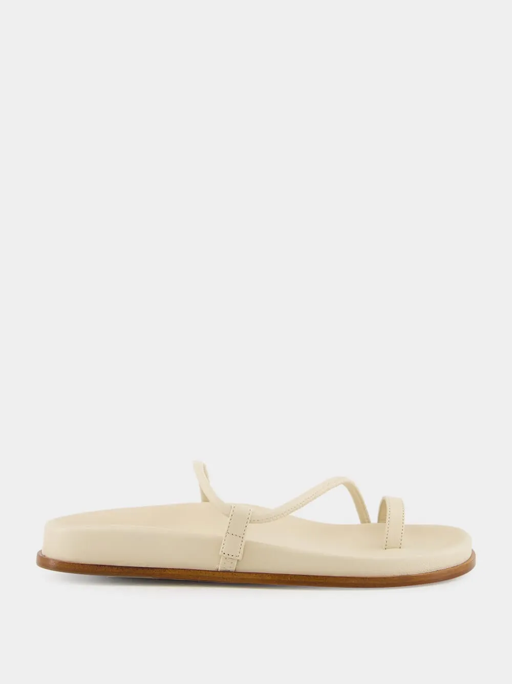 Ivory Nappa Bari Sandals