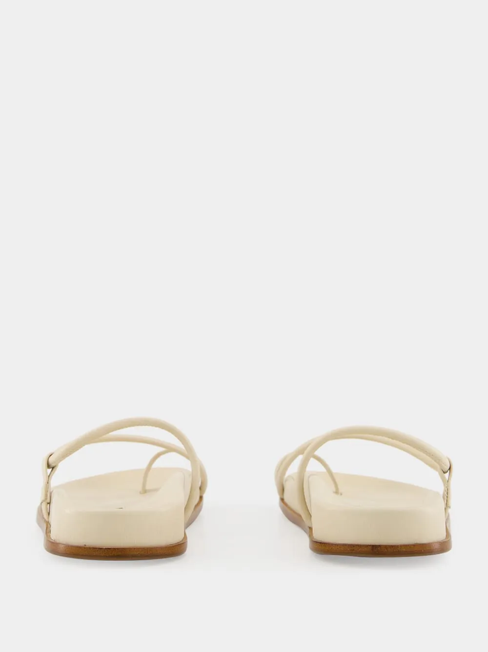 Ivory Nappa Bari Sandals