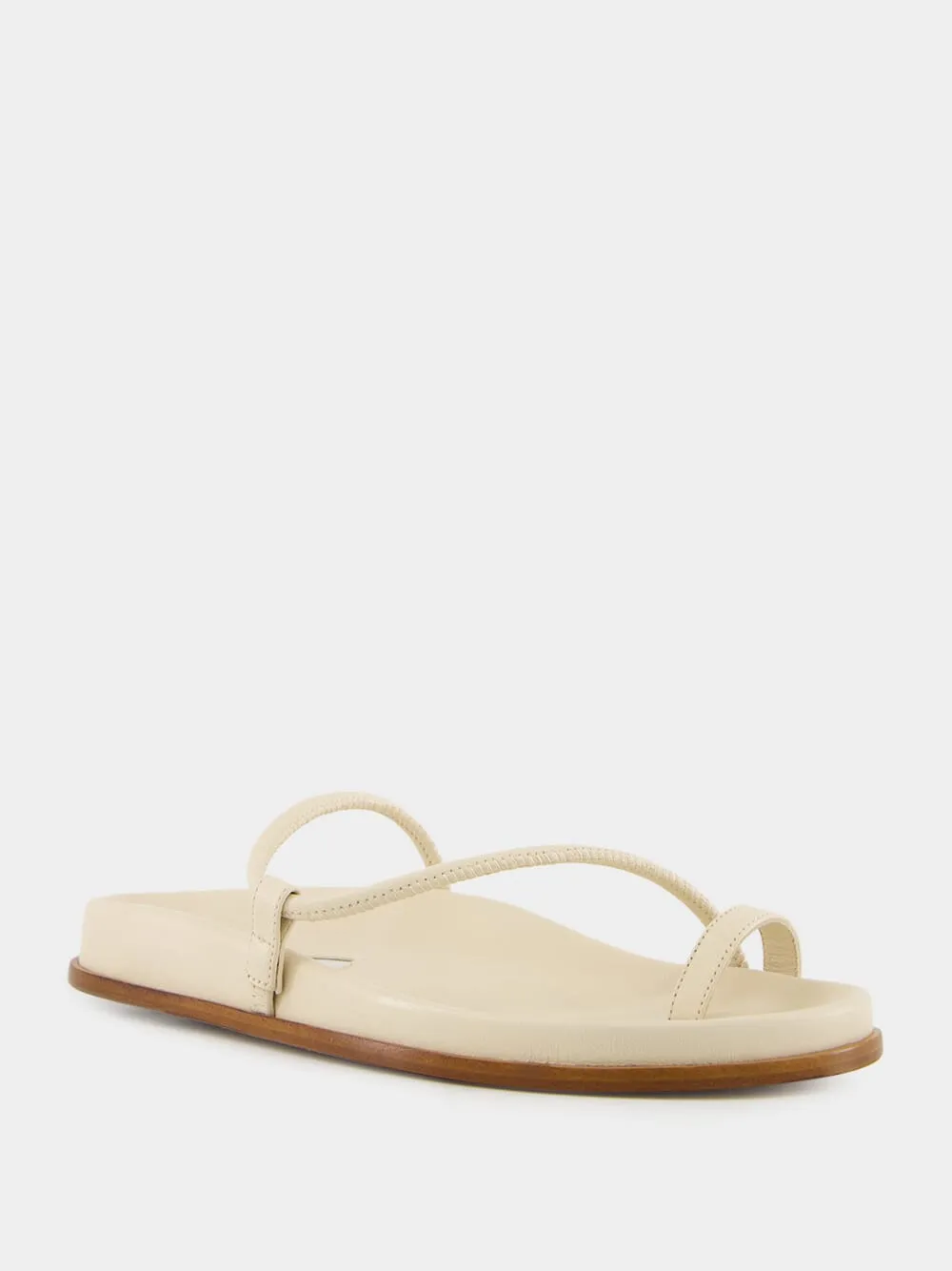Ivory Nappa Bari Sandals