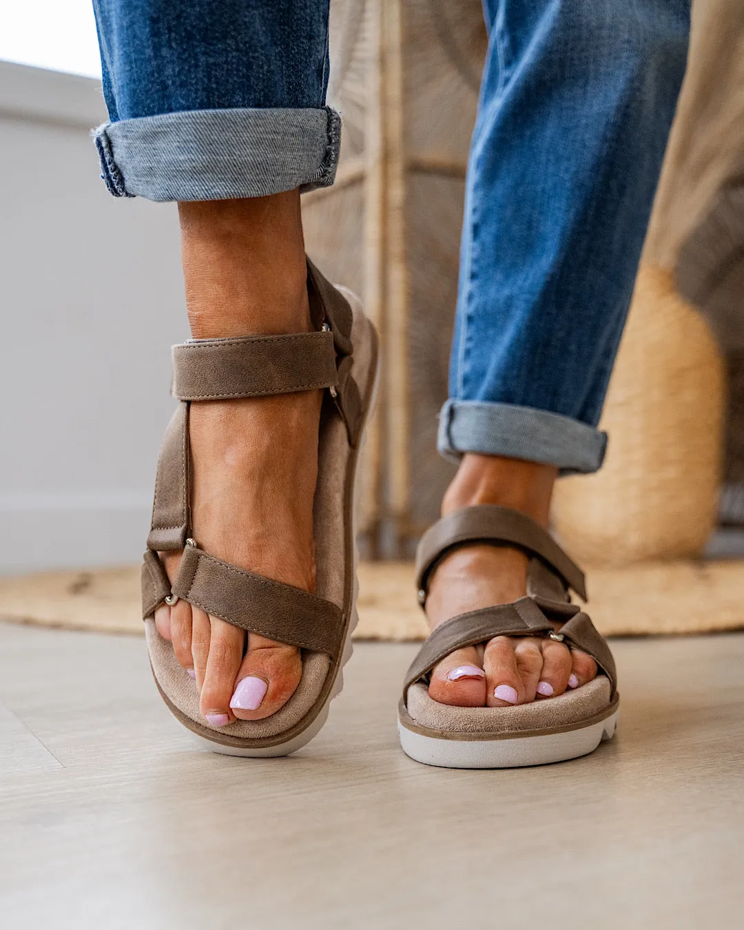NEW! Corkys Give It a Go Sandals - Tan