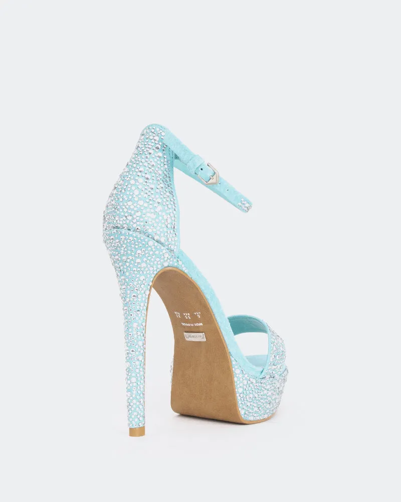 Rinna, Turquoise Suede/Sude Tur.