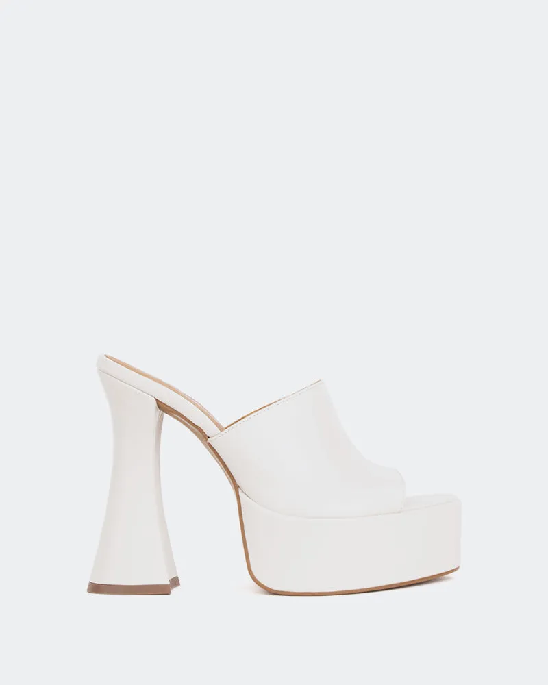 Shore Off White Leather/Cuir Blanc Cass