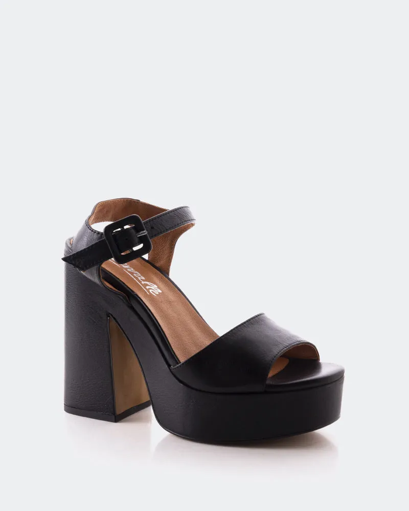 Stafilos Black Leather