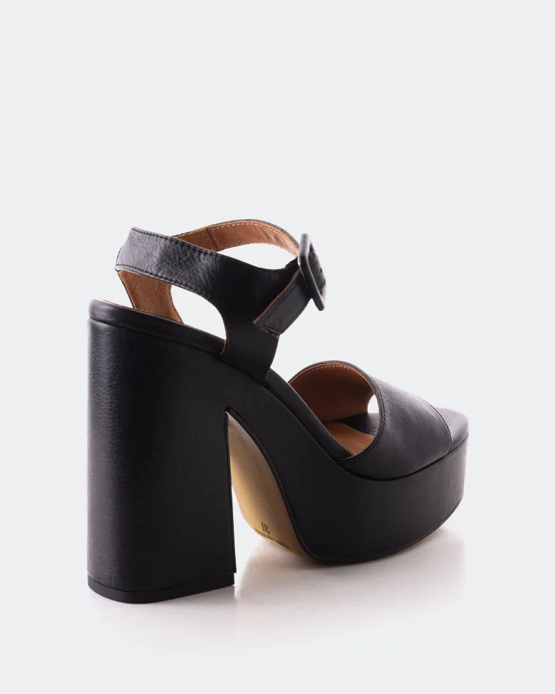 Stafilos Black Leather