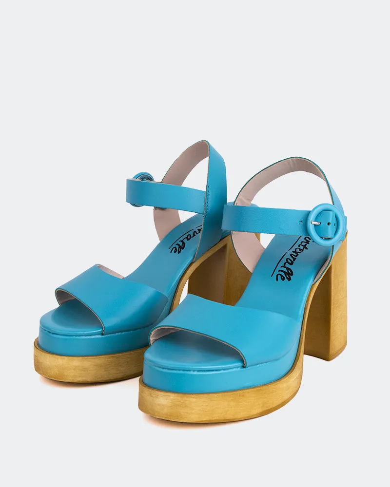 Starburst Blue Leather