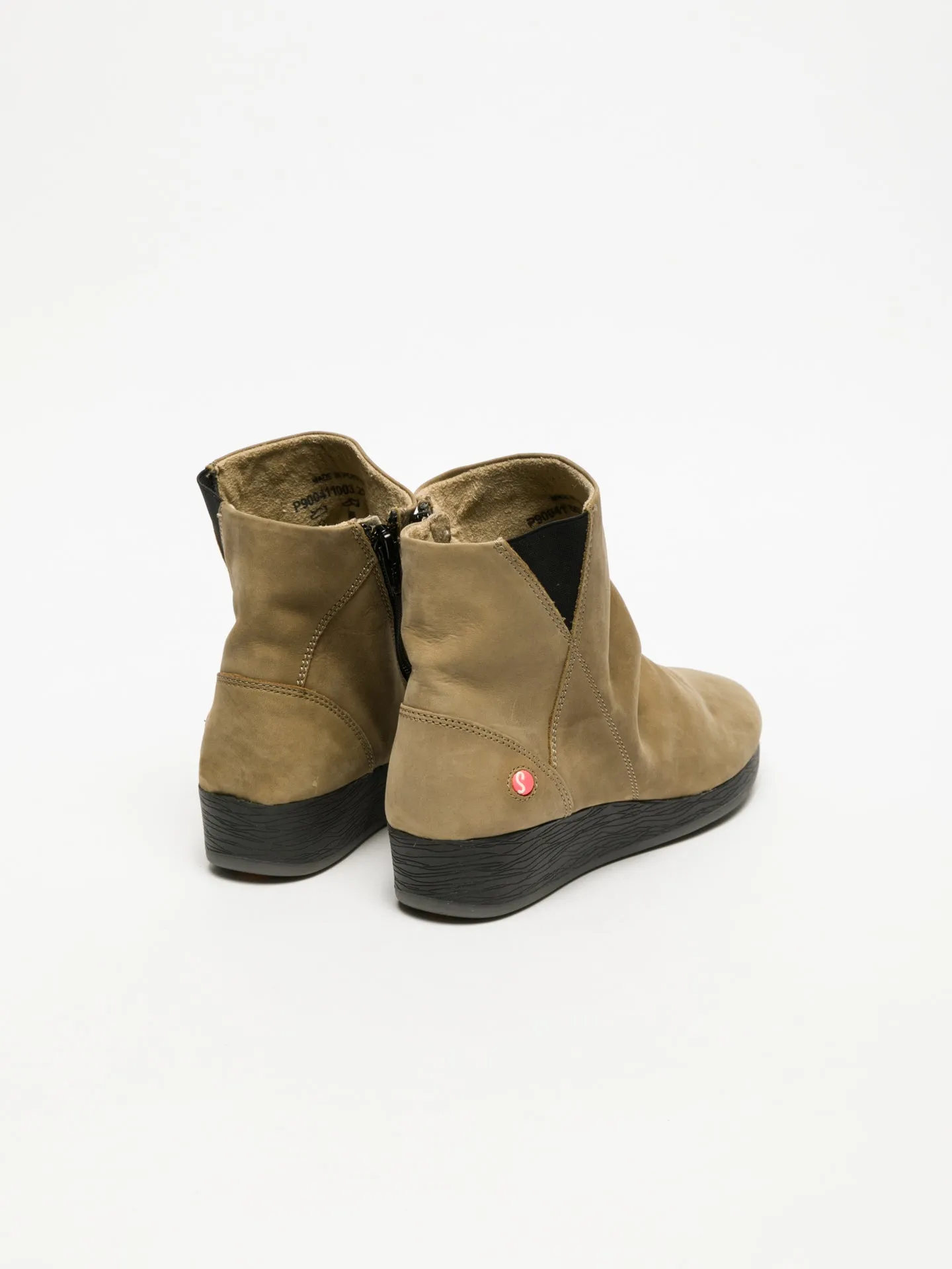 Tan Wedge Ankle Boots