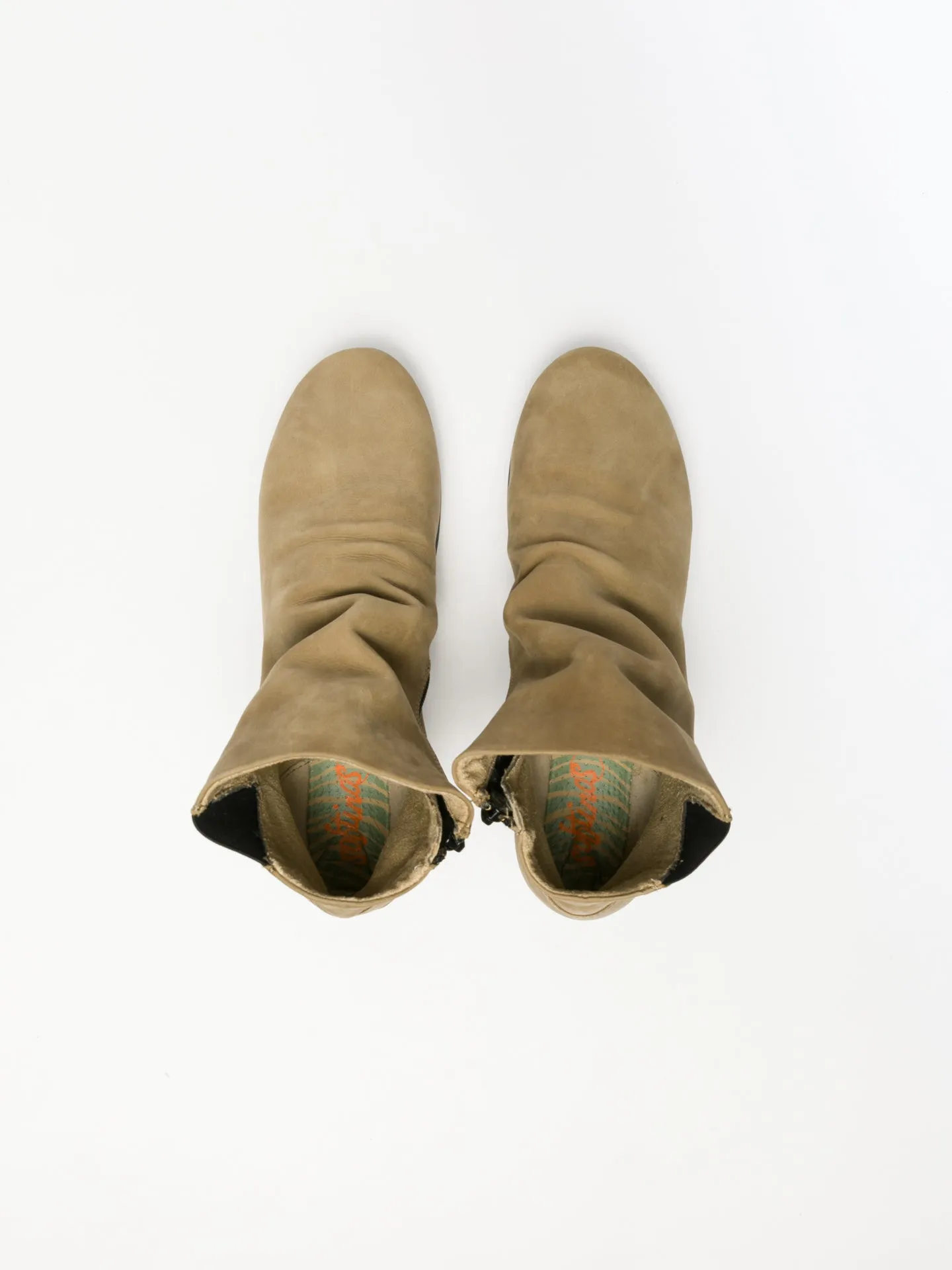 Tan Wedge Ankle Boots