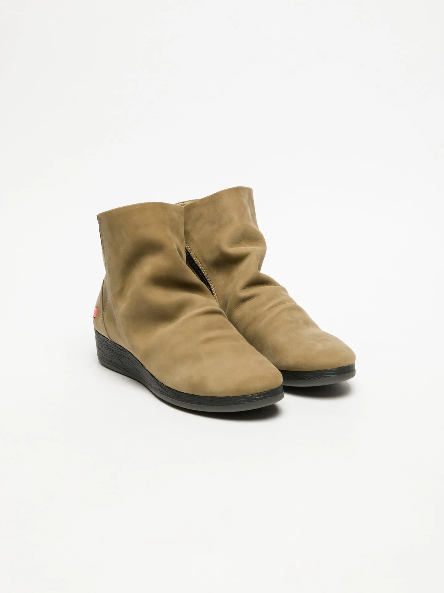 Tan Wedge Ankle Boots