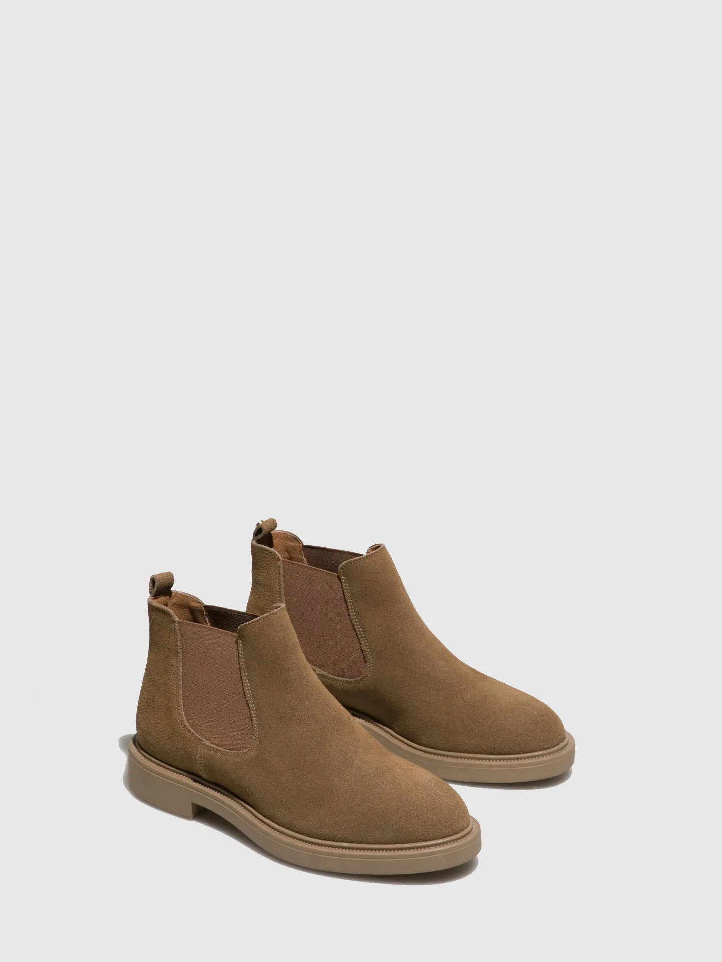 Taupe Chelsea Ankle Boots