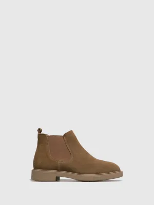 Taupe Chelsea Ankle Boots