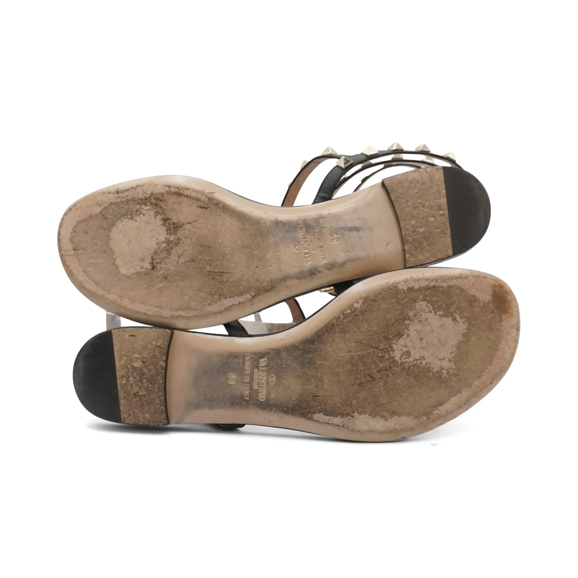 Valentino Rockstud Gladiator Sandal - Women's 39
