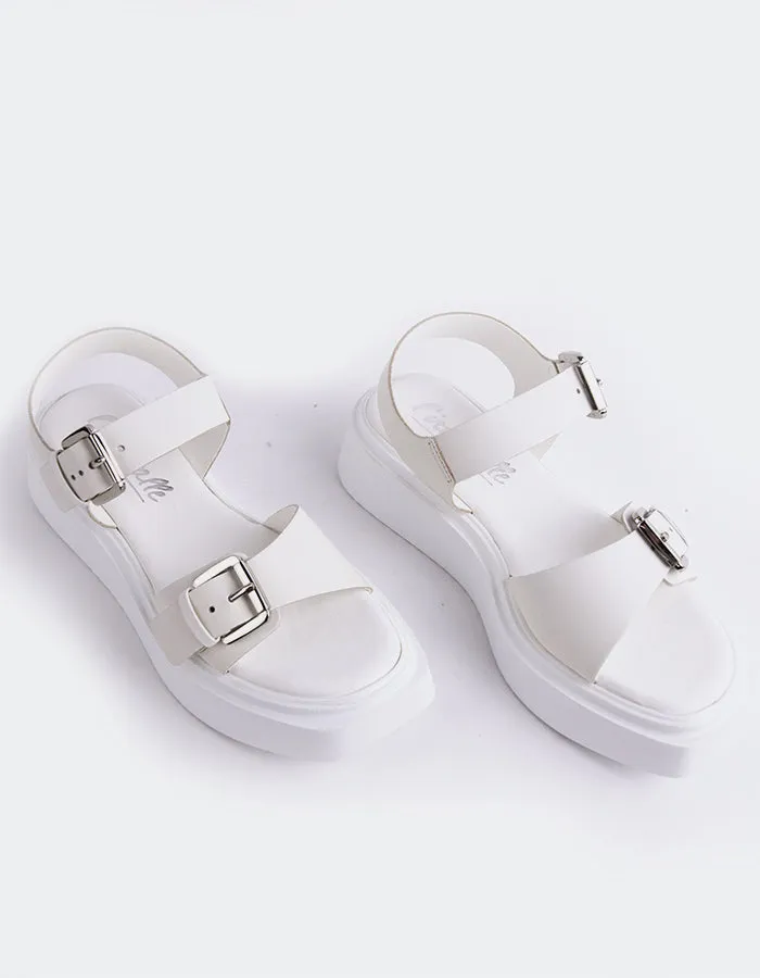 Varvara White Leather