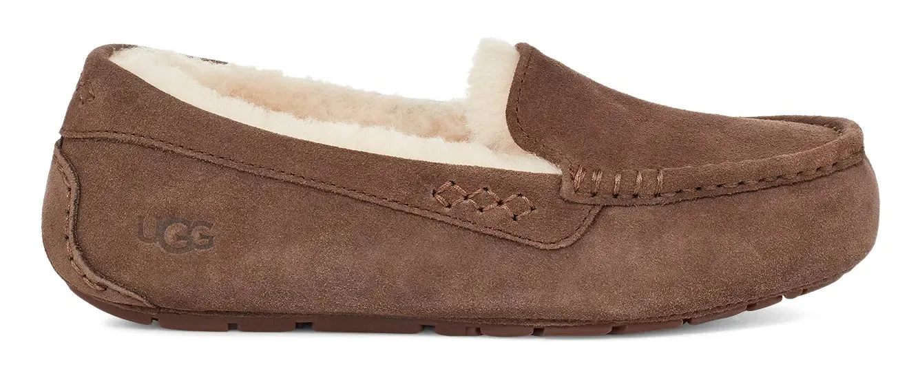 Women's UGG Ansley  Classic Suede Moccasin with Wool Lining