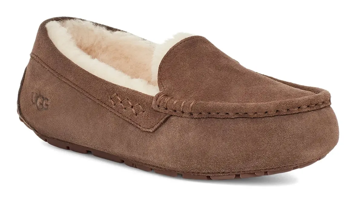 Women's UGG Ansley  Classic Suede Moccasin with Wool Lining