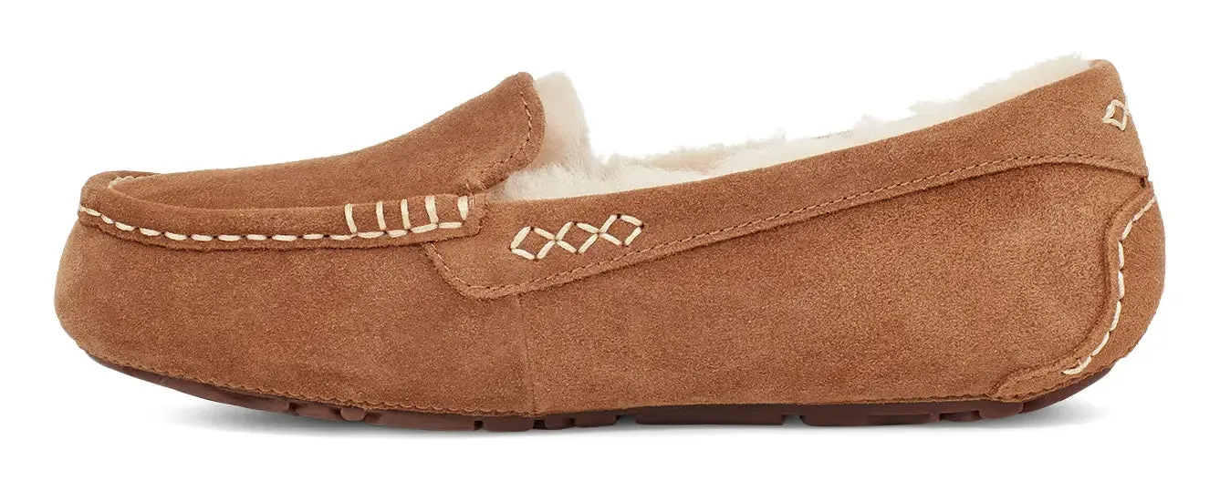 Women's UGG Ansley  Classic Suede Moccasin with Wool Lining
