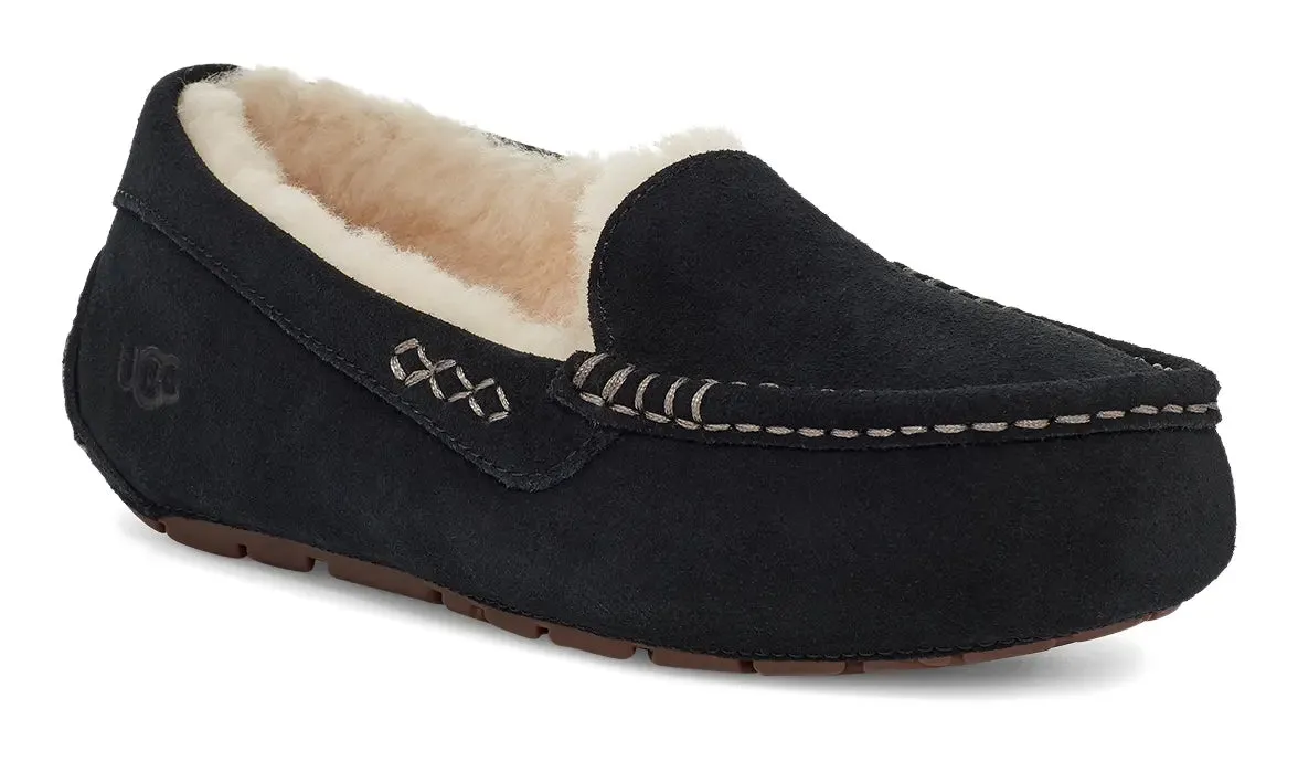 Women's UGG Ansley  Classic Suede Moccasin with Wool Lining