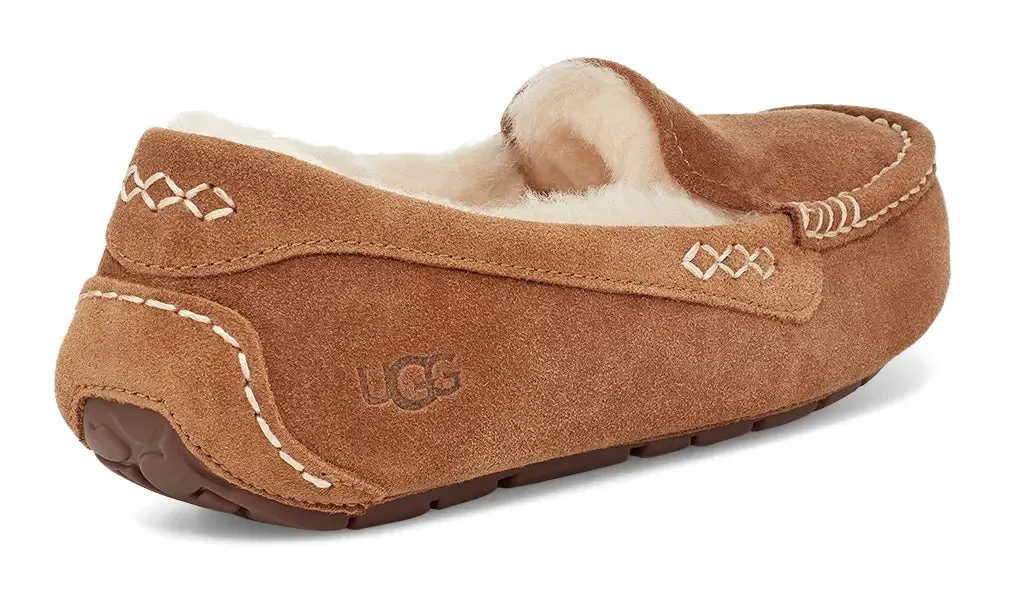 Women's UGG Ansley  Classic Suede Moccasin with Wool Lining