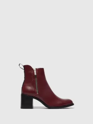 Zip Up Ankle Boots ADER912FLY WINE