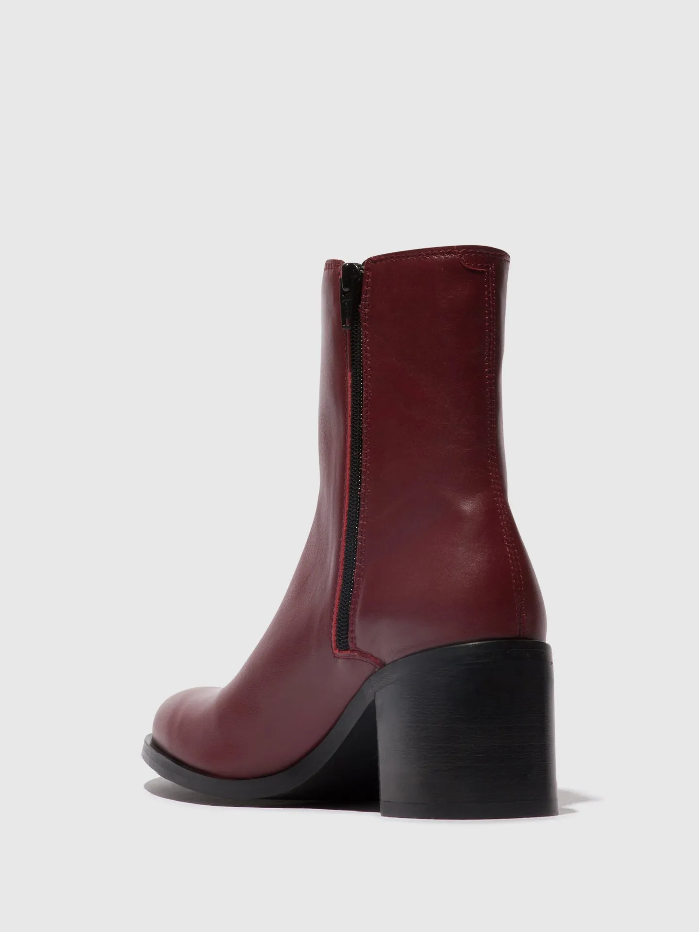 Zip Up Ankle Boots AMEL913FLY WINE